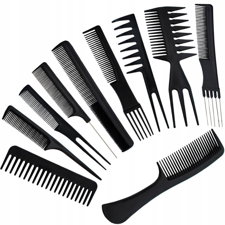 Set 10 piepteni, Zola®, geanta pentru depozitare