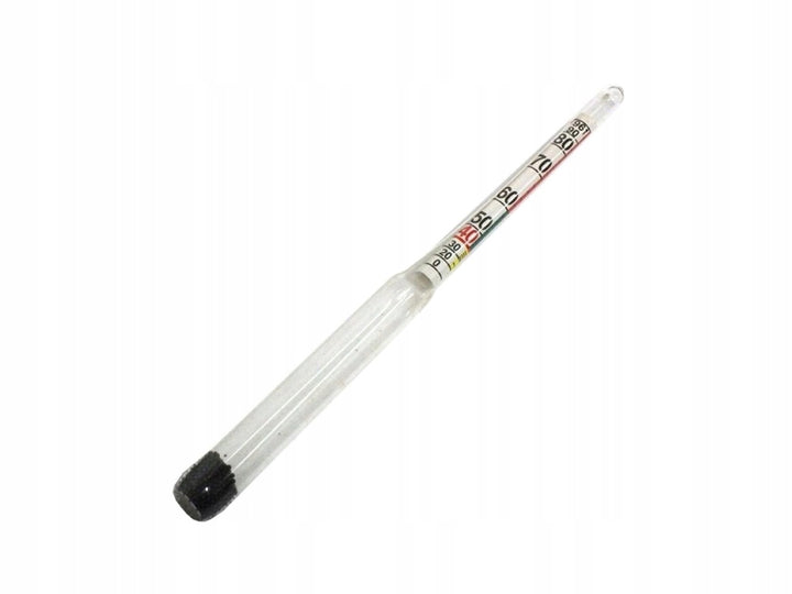 Alcoolmetru pentru bauturi, Zola®, din sticla, interval de masurare 0-96 %, transparent, lungime 13.7 cm
