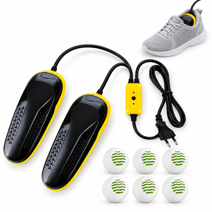Uscator electric pentru incaltaminte, Zola, 8 W, uscare si dezinfectare cu ozon, oxigen activ, temperatura 45°C ±10°C
