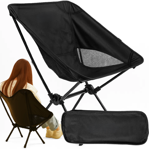 Scaun pliabil pentru camping, Zola, forma ergonomica, portabil, greutate suportata 120 kg, cadru otel, oxford 600D, husa transport, 30 x 36 x 62 cm, nergu