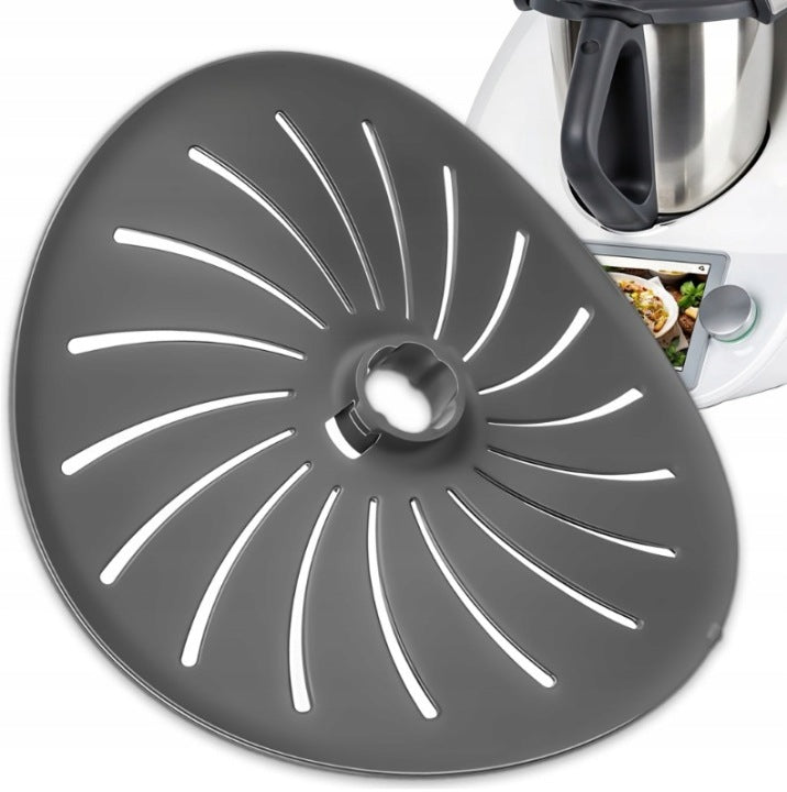 Capac protectie lama, Zola, compatibil Thermomix TM6 / TM5 / TM31 / TM Friend, 14 × 15 cm, gri inchis