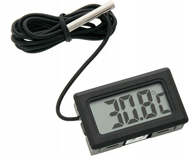 Termometru cu led si sonda, Zola®, pentu poate masura temperatura in acvariu, piscina, -50C ,70C, 4.8 x 2.8 x 1.5 cm