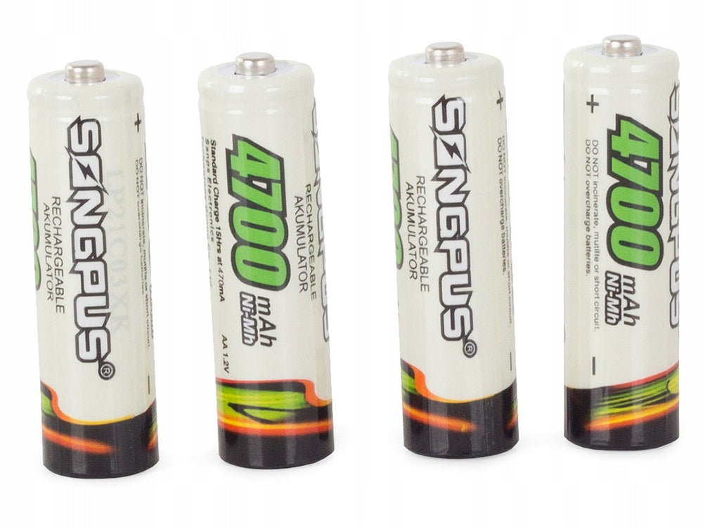 Set acumulatori AA (R6), 4700mAh, Ni-MH, 4 buc