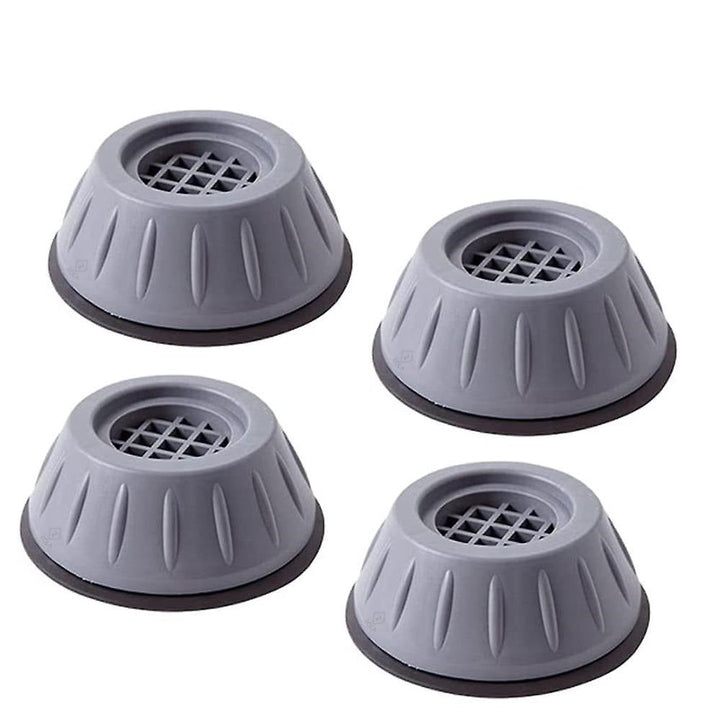 Set 4 picioare antiderapante pentru masina de spalat, Zola®, reduce zgomotul, cauciuc TPR, 3.5x7.8 cm, gri