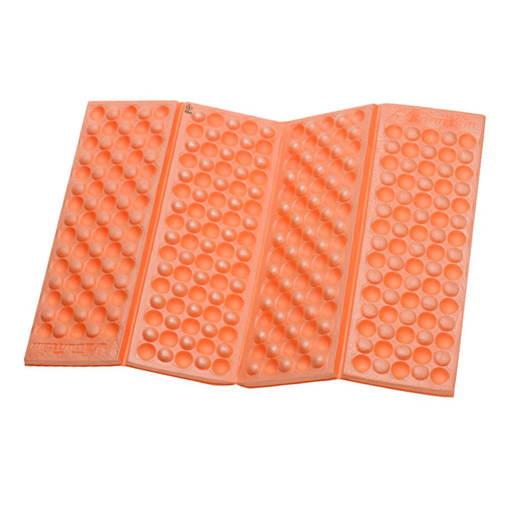 Covoras pliabil pentru drumetii/camping, Zola®, antiderapant, impermeabil, izolat termic, 39x29.5x2 cm, portocaliu