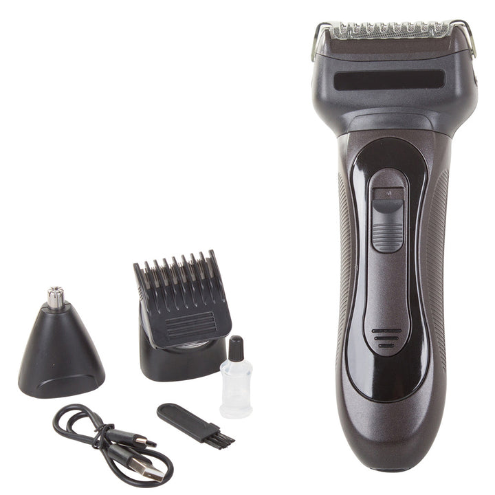 Set masina de tuns 3 in 1, Zola®,  ras, trimmer,  acumulator, accesorii