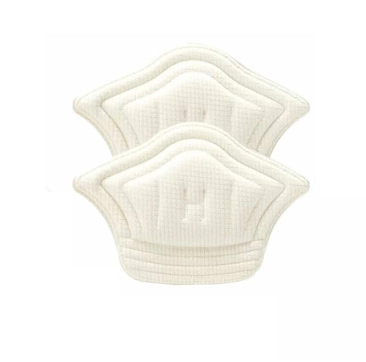 Set 2 branturi pentru calcai cu pernite,  Zola®,  marime universala, spuma 4D, crem