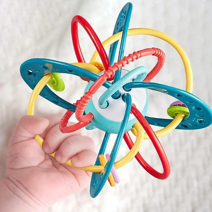 Jucarie zornaitoare pentru copii, Zola®, din plastic, multicolora, 15x14 cm