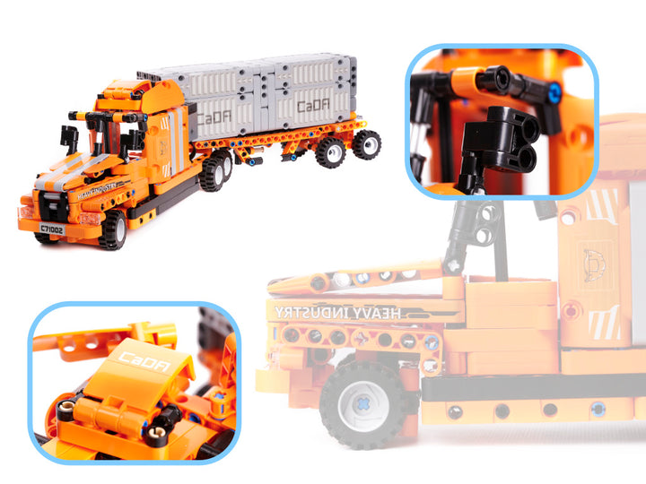 Joc de construit 10 in 1, Zola®, diferite modele, din plastic, 634 piese, 42.5x34.5x9 cm