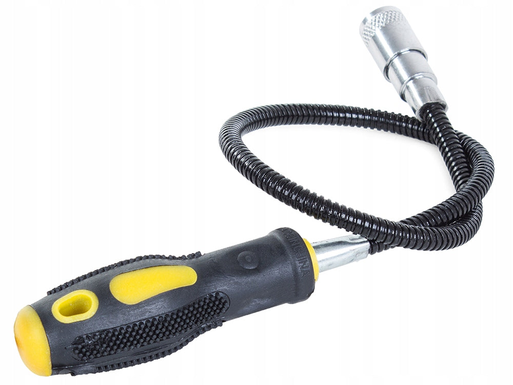 Recuperator flexibil cu magnet, Zola®, stil surubelnita cu maner ergonomic, cu LED, negru,  lungime 56 cm