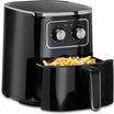 Friteuza cu aer cald, Zola®, Air Fryer, capacitate 4.5 l, temperatura 80–200°C, functie cronometru 0-60 minute, 1450 W, 26.5x32.5x30 cm, neagra