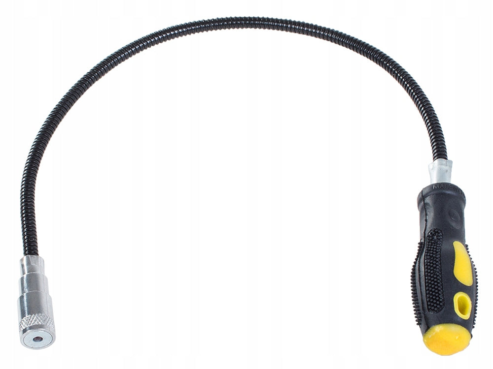 Recuperator flexibil cu magnet, Zola®, stil surubelnita cu maner ergonomic, cu LED, negru,  lungime 56 cm