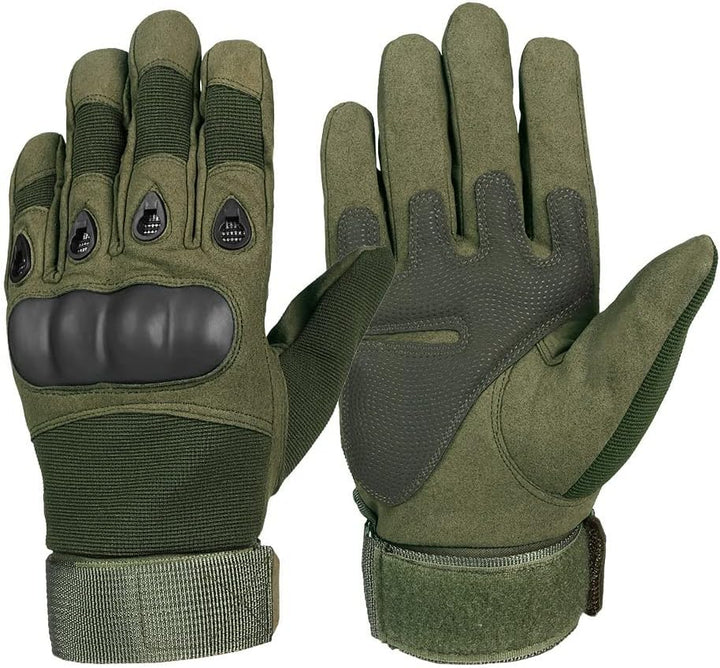 Manusi tactice de supravietuire, Zola®, fibra de carbon si cauciuc, XL, 21 cm, kaki