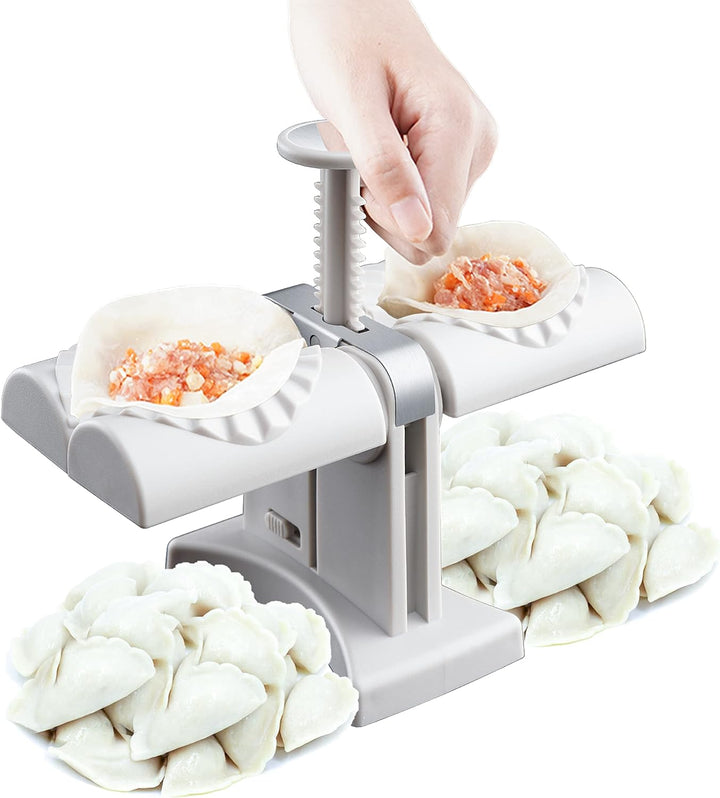 Forma dubla pentru ravioli, UBX®, ABS, 20x17x12 cm, argintie