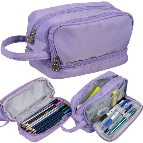 Penar pentru neechipat, Zola®, cu 3 compartimente, 24 x 8.5 x 11 cm, mov
