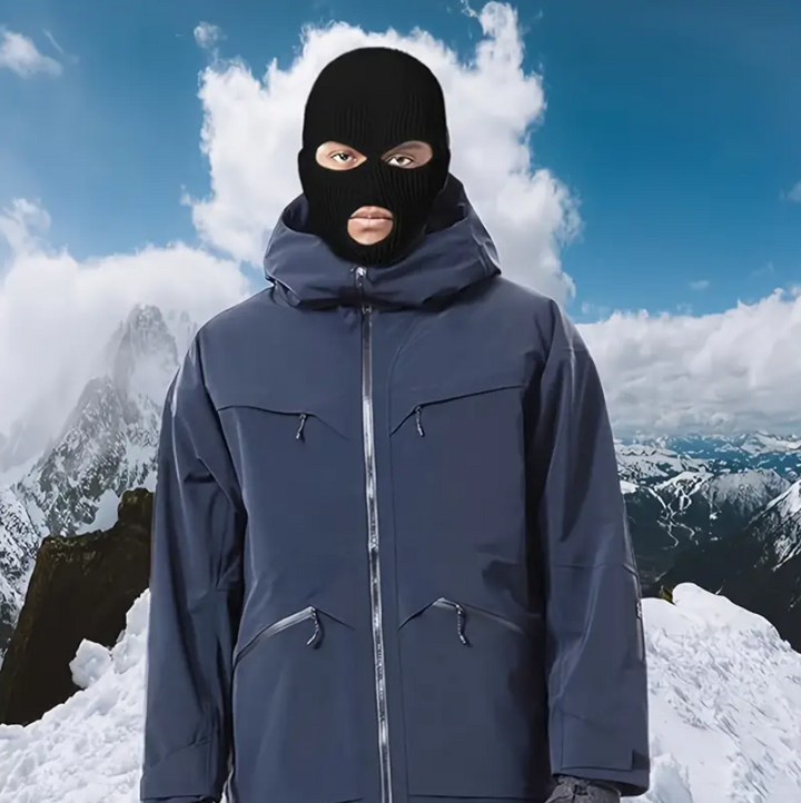 Cagula multifunctionala, Zola®, model terorist tip balaclava, universala, 3 orificii pentru ochi si gura, 34x18 cm, neagra