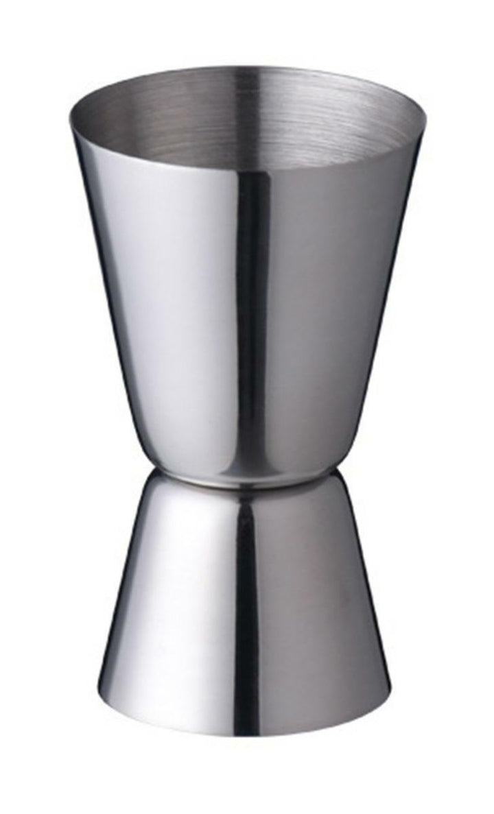 Pahar masurator pentru cocktail,  Zola®, ideal pentru orice barman, cu 2 fete, 25/50 ml, din otel inoxidabil