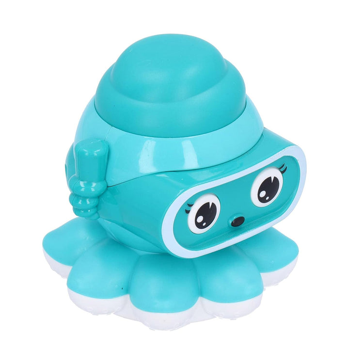 Jucarie interactiva pentru copii, Zola® model caracatita, plastic, 8x8x7 cm, albastru