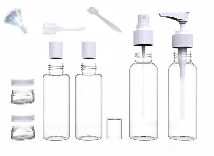 Set 6 recipiente pentru cosmetice, Zola®, plastic, transparente