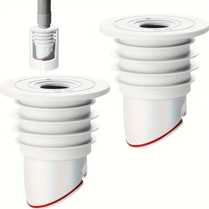 Dispozitiv pentru sifonul din pardoseala anti-miros, Zola, din silicon si plastic, diametru maxim conducta 30-40 mm, gri