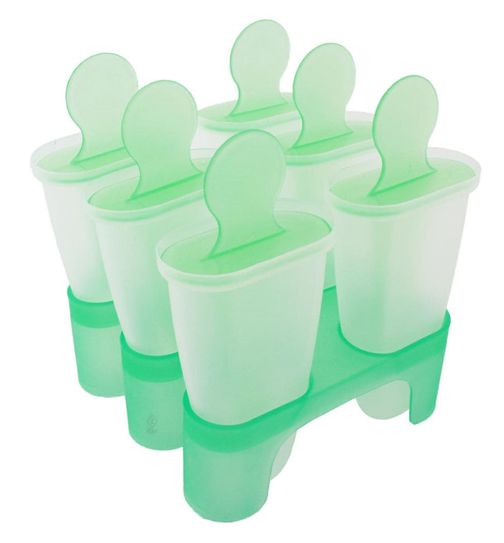 Set 6 forme inghetata, Zola®, 11x11.5x13 cm, verde