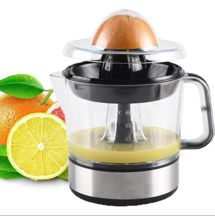 Storcator electric pentru citrice, Zola, capacitate 700 ml, 2 conuri, filtru pentru pulpa, recipient detasabil, maner ergonomic, inox, negru