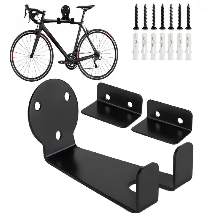 Suport bicicleta de perete, Zola, montare pe pedala, suporta 60 kg, otel 3 mm, 13.7x8x7.7 cm, accesorii montaj incluse