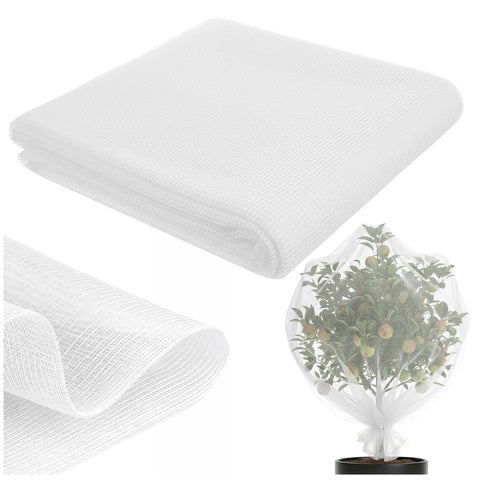 Plasa protectie gradina impotriva insectelor si pasarilor, Zola, 3 x 6 m, HDPE, 80 mesh, alba