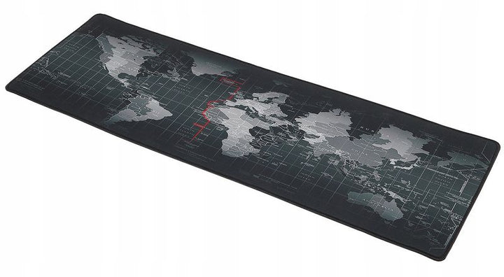 Mouse pad, Zola®, cauciucat pentru gaming, Harta Lumii, 88x30cm