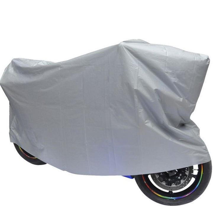 Husa pentru bicicleta/motocicleta/scooter, Zola®, impermeabila, ideala pentru protectie, gri, 205x125 cm