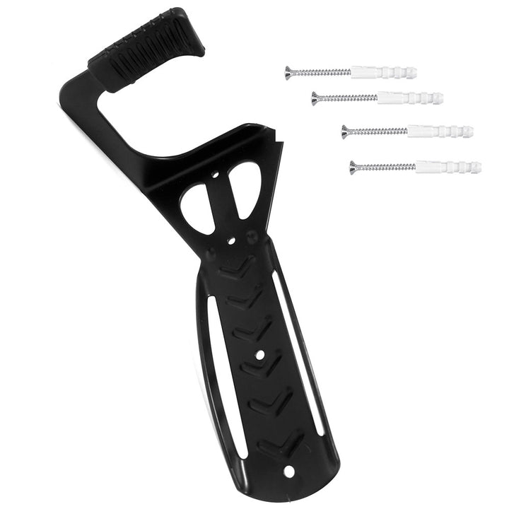Suport pentru sustinere bicicleta, Zola®, sarcina maxima 35 kg, prindere perete, otel, negru