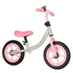 Bicicleta de echilibru fara pedale, Zola, foarte usoara,  greutate suportata 35 kg, sa si ghidon reglabile, 80 x 40 x 48-57 cm cm, roz/gri