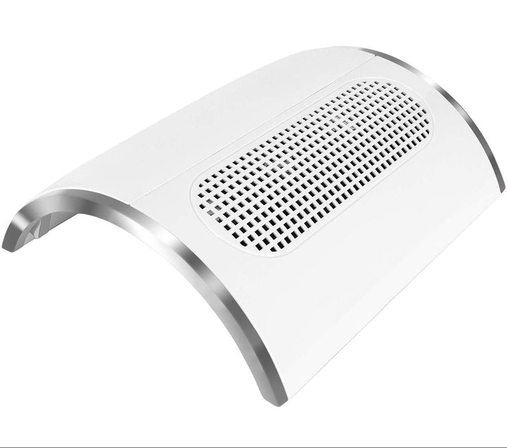 Aspirator de praf, Zola®, cu 3 ventilatoare, suport de mana moale si confortabil, 2 saculeti refolosibili, 40W, 34x28x9.5cm, alb