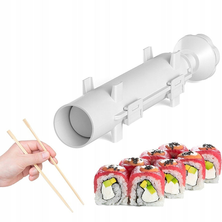 Dispozitiv de rulare pentru sushi, Zola®, alb, din plastic, 29x6x6 cm