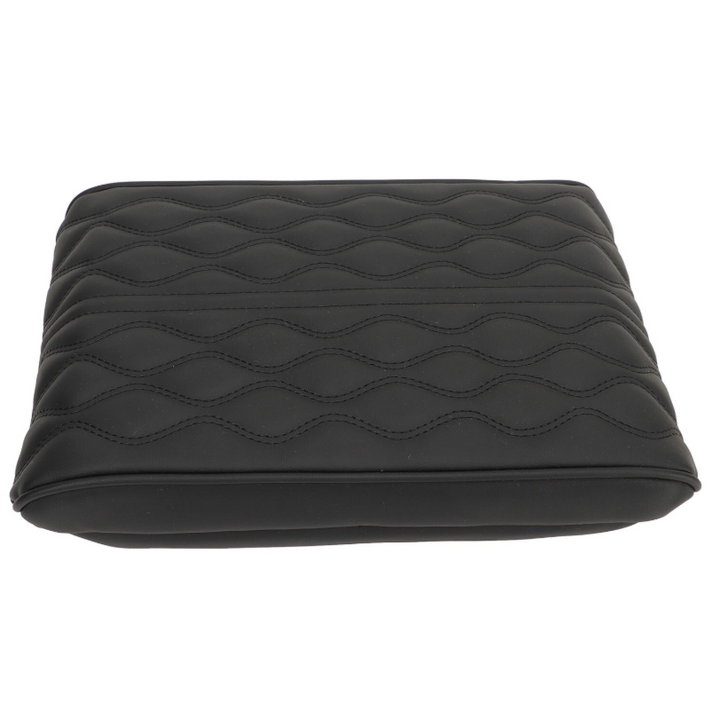 Perna cotiera auto, Zola, moale si confortabila, universala, piele ecologica, fixare banda elastica, matlasata, 30 x 21 x 5 cm, neagra