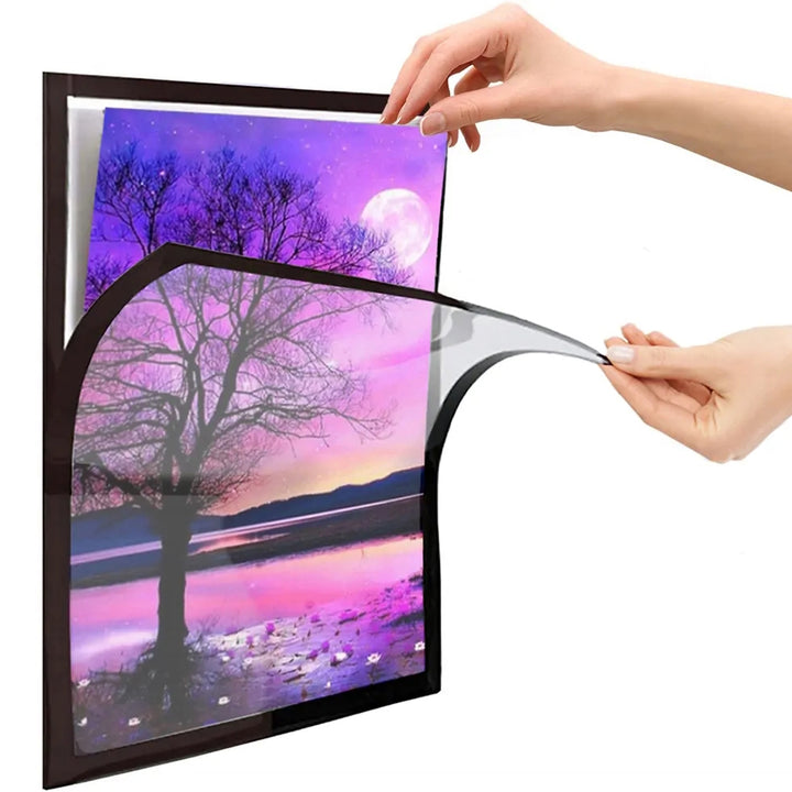 Rama magnetice pentru poze, desene si goblene mozaic, Zola, dimensiune interioara 41.5× 29 cm , dimensiune exterioara 45× 32.5 cm