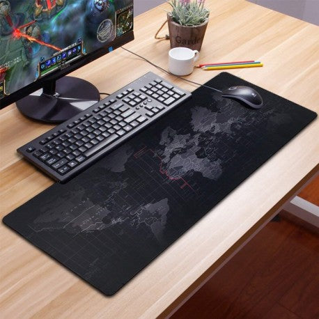 Mouse pad, Zola®, cauciucat pentru gaming, Harta Lumii, 80x30cm