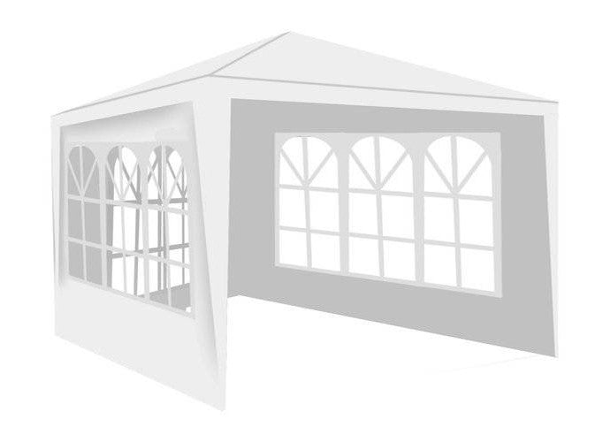 Pavilion/foisor de gradina, Zola®, cu 3 laterale, ferestre mari, alb, 3x3m