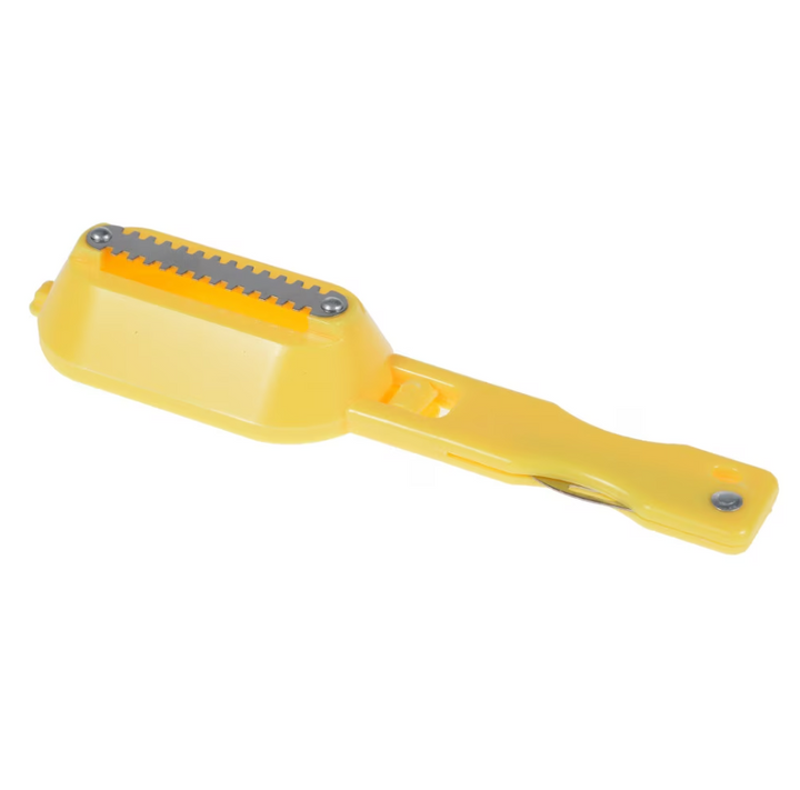 Dispozitiv pentru curatarea solzilor de peste, Zola®, plastic, 20x5.5 cm, galben