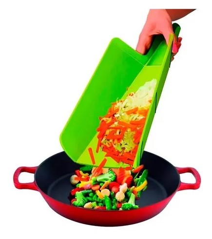 Tocator pliabil pentru bucatarie, Zola®, din plastic, 38x21x3 cm, verde