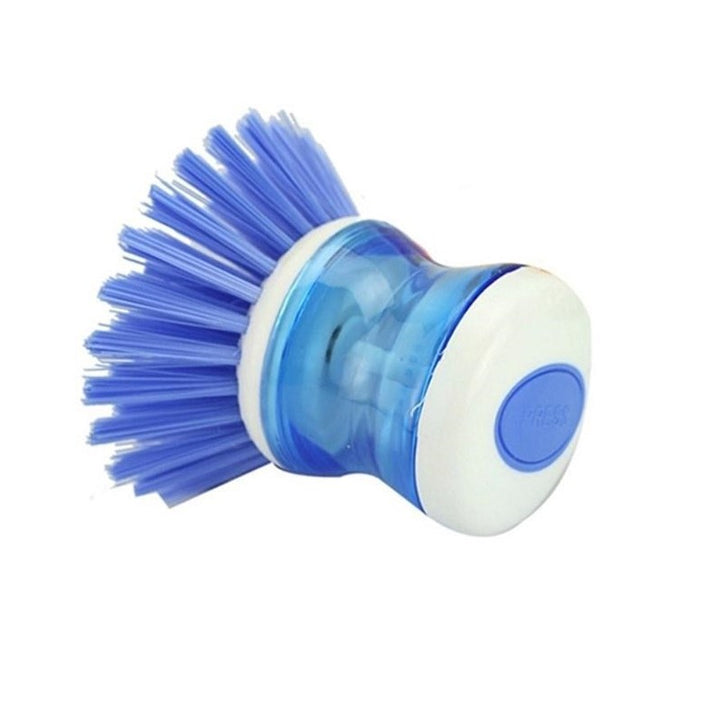Perie de vase, Zola®, cu dozator pentru detergent, albastru inchis