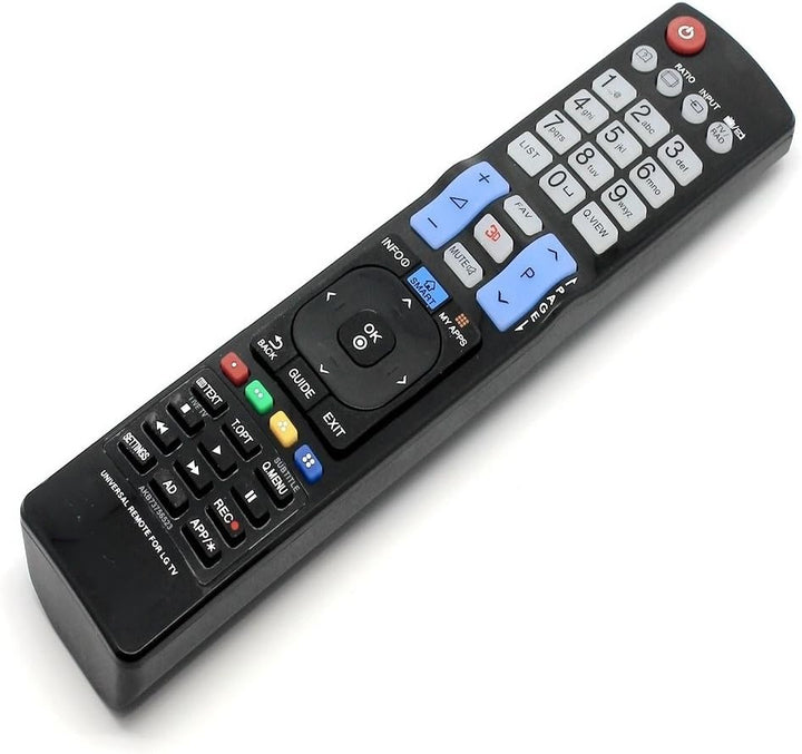 Telecomanda universala, Zola, compatibila cu televizoare smart LG, 23.5 x 5 cm, neagra
