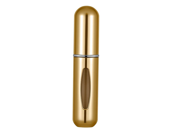 Sticluta reincarcabila de parfum cu atomizor, Zola®, 8 cm, 5 ml, aurie