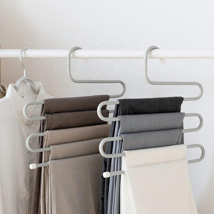 Umeras pentru pantaloni, Zola®, 5 brate, 34x34x1cm, argintiu