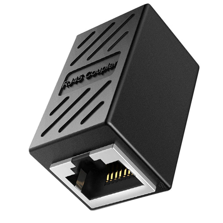 Conector de extensie Ethernet, Zola®, pentru doua cabluri RJ45, plastic, 35x20x18 mm, bej
