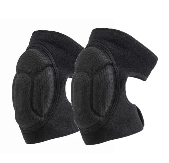 Genunchiere pentru gradinarit, Zola, confortabile, din spuma, ajustare 44-30 cm, 50x21 cm, negre