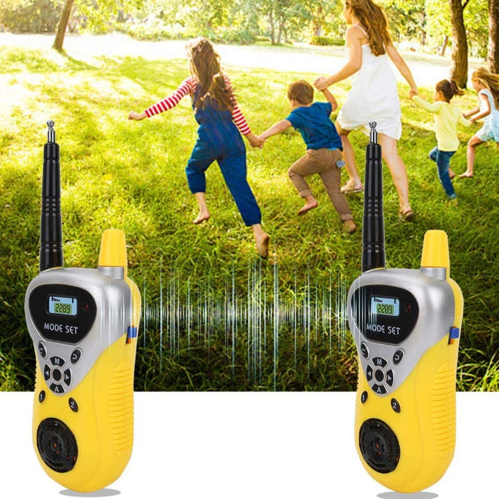 Joc Walkie Talkie pentru copii, Zola®, raza de actiune 100 m, galben