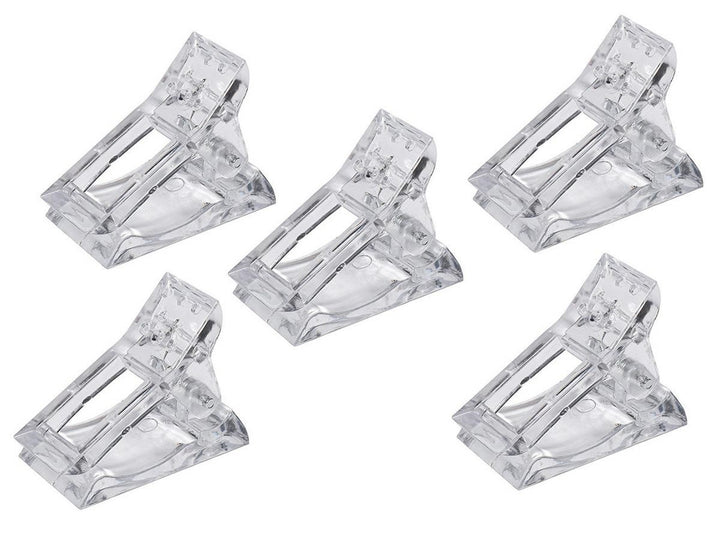 Set clipsuri transparent pentru tipsuri, Zola®, 5 bucati, 3.6x2.8x3.5 cm
