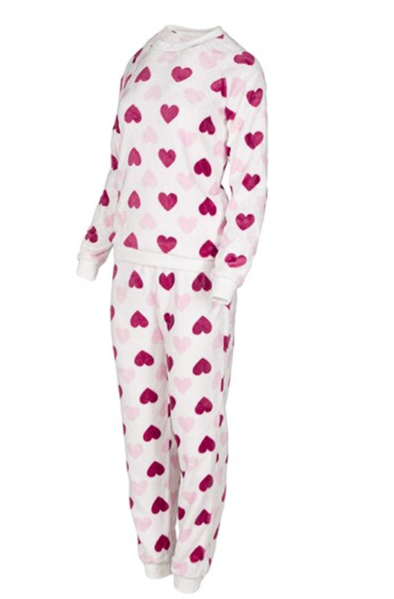 Pijama dama, pufoasa si calduroasa, Model inimoare Zola® Marimea L-XL