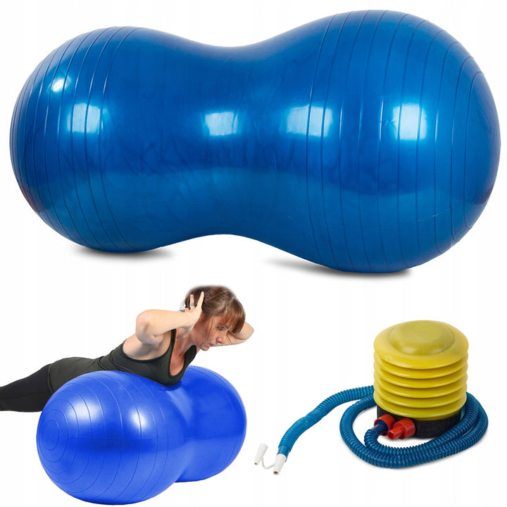 Minge fitness aluna, Zola, 40 x 80 cm, pentru intarirea muschiilor, imbunatatirea conditiei fizice, tratamentul bolilor neurologice, albastru
